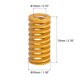 thumbnail image 2 of Troquel Resorte, 35mm OD 70mm Largo Espiral Estampado Ligera Carga Compresión Troquel Resortes para 3D Impresora Eléctrica Pieza, Amarillo, 2 of 5