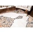 thumbnail image 3 of Furnish My Place Distressed Area Rug - 7 ft. 8 in. x 11 ft., Light Grey, Indoor Rug with Border Design, Jute Backing, 3 of 8