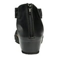 thumbnail image 4 of Women's MUK LUKS Elle Wedge Sandal Black 7 M, 4 of 6