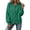 Green, variant on Women's Solid Color Crewneck Button Down Knit Cardigan Sweater, Long Sleeve Lightweight Soft Stretchy Crop Knitwear with Drop Shoulder for Streetwear Home Lounge School Holiday Vacation Casual Beige