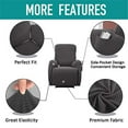 thumbnail image 6 of Recliner Stretch Sofa Slipcover Sofa Cover Furniture Protector Couch Soft with Elastic Bottom Kids for Kids, Pets, Dogs, Cats, 6 of 6