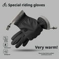 thumbnail image 6 of Fleece Cold-proof Gloves Windproof Touch Screen 5Fingers Cycling Cotton Glo, 6 of 9