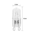 thumbnail image 4 of G9 Oven Light High Temperature Resistant Durable Halogen Bulb Lamp for Refrigerators Ovens Fans 40W, 4 of 5