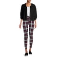 thumbnail image 4 of No Boundaries Juniors Slim Fit Mid Rise Ankle Leggings, 4 of 5