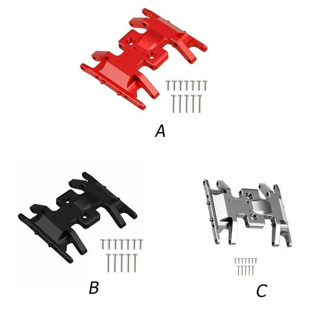Maoww RC Car Gear Box Transmission Base Mount Holder 1:24 Upgrade Spare Part Modified Accessories Replacement for Axial SCX24 AXI00001 Red