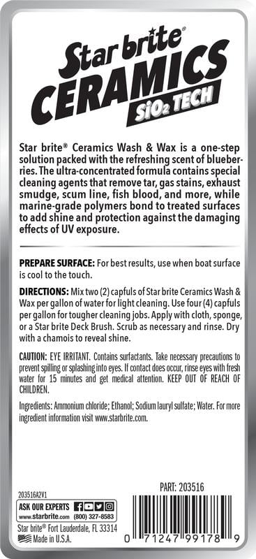STAR BRITE Ceramic Wash & Wax - Watermelon Scent - 16 oz