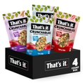 thumbnail image 1 of Crunchables Variety Pack Plant Based Protein, Gluten-Free Crunchy Snack Mix Perfect for Salad Topper and Yogurt Topper (2X Sea Salt, 1X Spicy Chili, 1X Sweet Cinnamon), 1 of 5