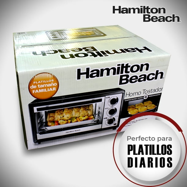 Hamilton Beach Tostador Silex Horno Tostador Sure-Crisp® Y Freidor