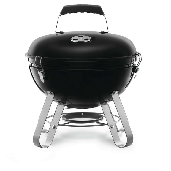 Napoleon NK14 Portable Charcoal Kettle Grill in Black
