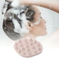 thumbnail image 2 of Unique Bargains 1 Pc Shell Shaped Massage Hair Brush for Head Massage 3.54"x2.76"x1.38" Pink, 2 of 6