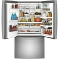 thumbnail image 2 of Ge Profile Pye22p 36" Wide 22.2 Cu. Ft. French Door Refrigerator - Stainless Steel, 2 of 7