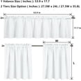 thumbnail image 4 of Butterfly Curtain and Valances Set for Kitchen Windows Valances Farmhouse Style Home Decor Cherry Blossom Window Treatments Valance Short Curtains Sheer Valance 36", 4 of 5