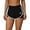 Black, variant on Alove Women's Solid High Rise Swim Shorts Athletic Board Shorts Bathing Suit Bottoms