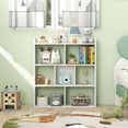 thumbnail image 4 of Costway 2 PCS 7-cube Bookcase Open Storage Shelf with Anti-tipping Kits for Living Room White, 4 of 8