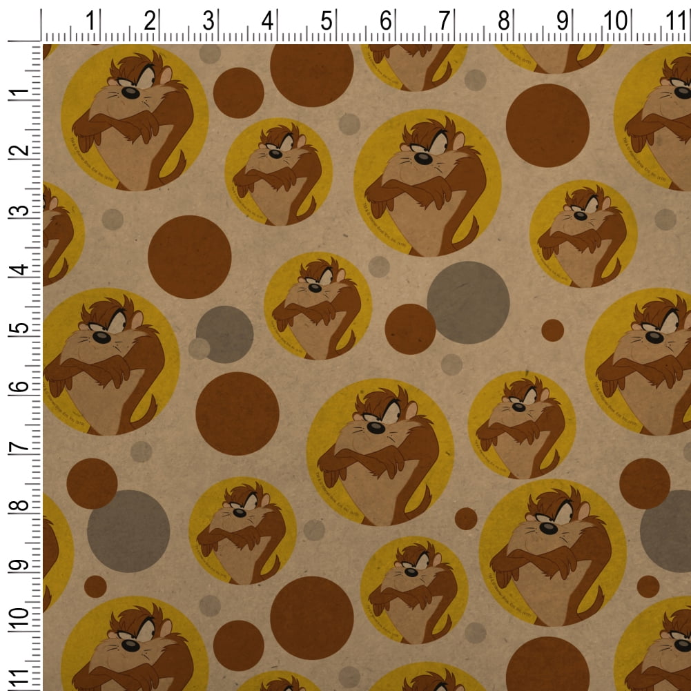 Looney Tunes Taz Premium Kraft Gift Wrap Wrapping Paper Roll