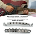 thumbnail image 3 of Guitar Bridge Set, Guitar Tailpiece 6 Strings  Plated   For Maintenance, 3 of 8