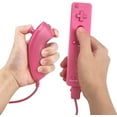 thumbnail image 5 of Wii Remote Controller,Wireless Controllers Compatible with Wii/Wii U with Motion Plus,Silicone Case and Wrist Strap,Pink, 5 of 6
