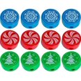 thumbnail image 2 of amscan christmas-themed plastic pencil sharpeners, 12 ct. | party favor, 2 of 2