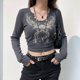 thumbnail image 2 of Camiseta de canalé con cuello redondo Only M para mujer Noos JRS manga larga Kuyhfg Bienvenido a Kuyhfg, 2 of 5