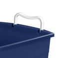 thumbnail image 4 of Your Zone Kids Rolling Toy Storage Bin with Handles, Blue, 22 in x 16 in x 11 in, 4 of 6