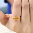 thumbnail image 2 of SHREENATHJEWELRY 6x4 MM / 1.5 Ct Citrine Engagement Ring- Yellow Gemstone Proposal Ring Solitaire Statement Women Jewelry Anniversary Gift For Wife, 2 of 8