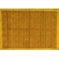 thumbnail image 1 of Ahgly Company Indoor Rectangle Abstract Yellow Modern Area Rugs, 6' x 9', 1 of 4