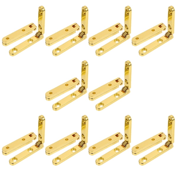 20pcs aleación de zinc aleación de 90 grados bisagras de primavera para caja de madera caja de joyería