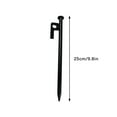 thumbnail image 7 of Heavy Duty Drillable Tent Stakes Steel Ground Anchors (4-Pack) with Threaded Tip for Camping Tents, Canopies, Awnings and Tarps on Grass, Gravel and Hard Ground, 7 of 7