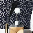 thumbnail image 4 of Tempaper Mod Geo Metallic Blue Peel and Stick Wallpaper, 20.5" x 16.5', 4 of 7
