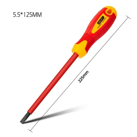 

[Big Save!]Deli Insulated Screwdriver Insulation Materials for Electricians only for Household Electricians