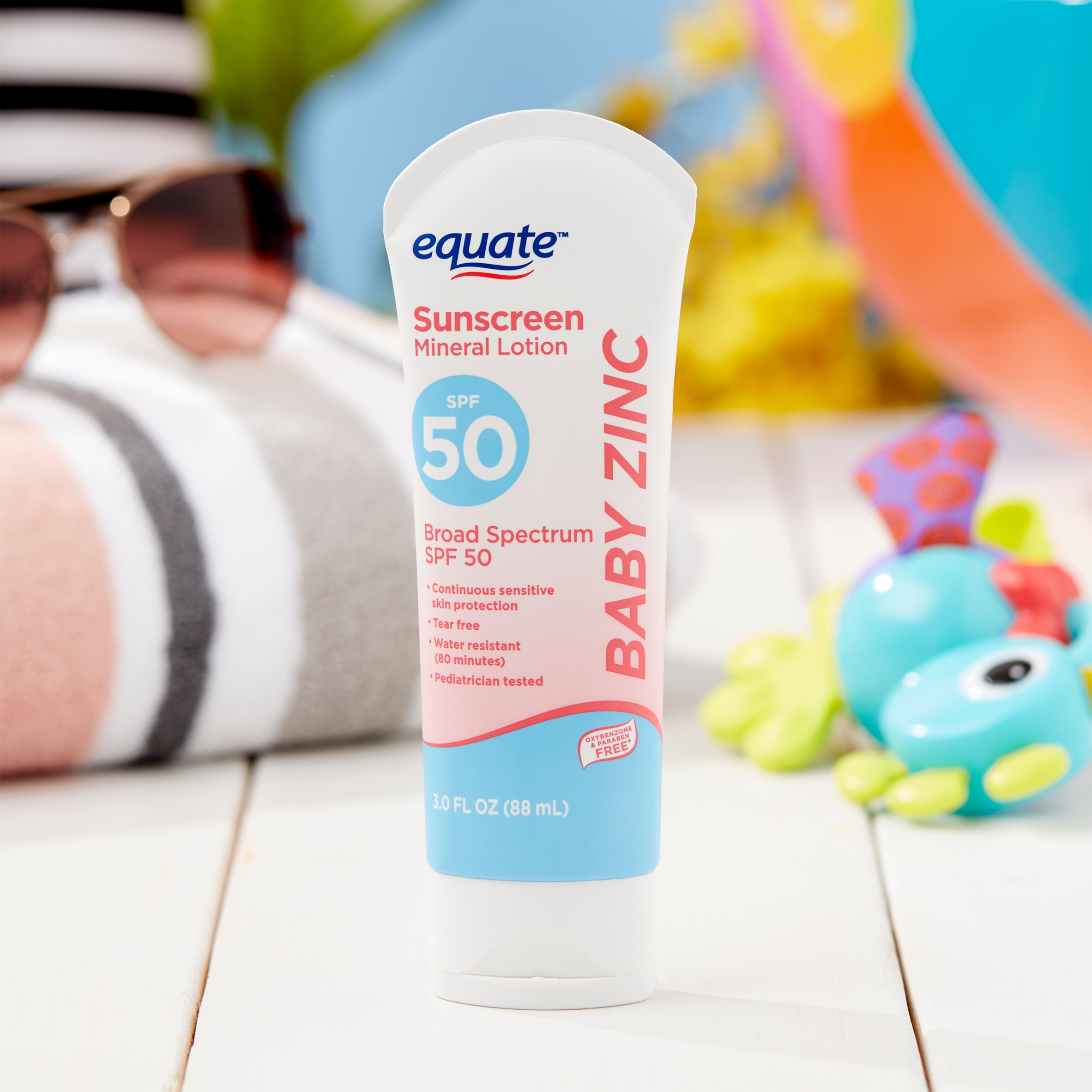 equate baby zinc sunscreen mineral lotion