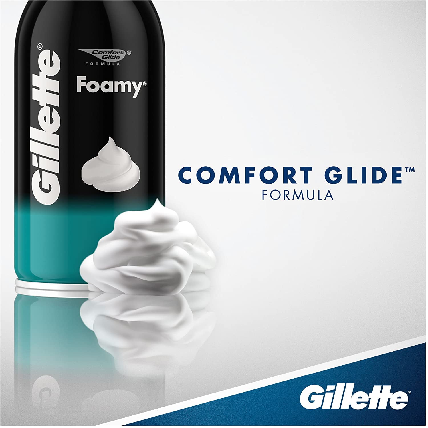 gillette foamy sensitive skin shave foam