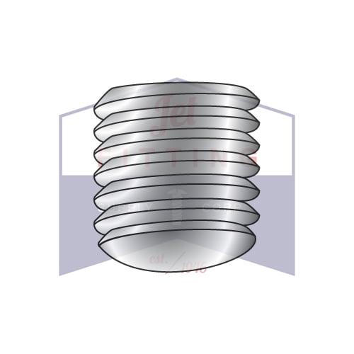Socket SET / GRUB SCREWS Cup Point Black Alloy Steel #6-32 x 3/32" Qty 10 