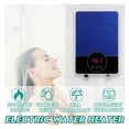 thumbnail image 4 of 6000W Smart Electric Water Heater Remote Control Instantaneous Tankless Water Heater Kitchen Bathroom Shower Water Fast Heating ,Digital Temperature Display, 4 of 7