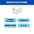 thumbnail image 5 of SSBM 9.05" x 9.05" Premium White Multi-Fold Paper Towels, Exceptional softness, Highly Absorbent, and Strength, 1 Ply, White, 4000 Sheets/Case, 32 Cases, 5 of 5