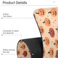 thumbnail image 4 of Yayeee Faucet Mat for Kitchen Sink 14.7" Diatomite Long Splash Guard Pad, Colorful Halloween Pumpkin Pattern, 4 of 7