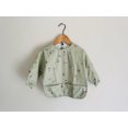 thumbnail image 1 of Waterproof Long Sleeve Baby Toddler Feeding Bib | Mess Proof Kids Apron | Rockets Print, 1 of 1