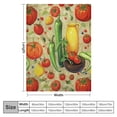 thumbnail image 4 of Nawypu  Flannel Blanket Cucumber and Tomato Lightweight Cozy Bed Blanket Soft Throw Blanket fits Couch Sofa Suitable for All Season for Adults Women Men, 4 of 6