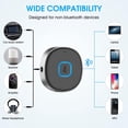 thumbnail image 4 of Receptor auxiliar Bluetooth para automóvil, receptor de audio inalámbrico Bluetooth 5.0 para automóvil/estéreo doméstico/auriculares con cable/altavoz, 4 of 5
