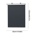 thumbnail image 3 of Adjustable No Drill Roller Shade for Windows and Car Windshield, Blackout Sun Blocking Portable Pleated Curtain with Suction Cups for Bedroom, Living Room, Office, Travel, 3 of 6
