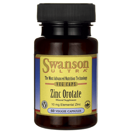 Swanson Zinc Orotate 10 mg Elemental Zinc 60 Veg Caps Swanson Zinc Orotate 10 mg Elemental Zinc 60 Veg Caps