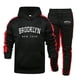 thumbnail image 1 of Gran oferta, chándal para hombre, conjunto de sudaderas con capucha informales con estampado de Brooklyn, traje deportivo para correr, ropa cálida para otoño e invierno, 1 of 3