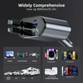 thumbnail image 3 of Retractable Car Charger 4in 1 Fast Car Phone Charger, Type C/IOS Car Charger Adapter with 2X Retractable Phone Charger Cables And 2X USB Ports for iPhone 15/14/13/12 Max, Samsung S24/S23, Smartphon, 3 of 10