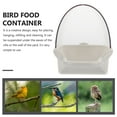 thumbnail image 3 of DEEPCRAFF Bol Suspendu Blanc pour Bain d'Oiseaux et Mangeoire Lavable Réutilisable Robuste Multi-Usage Extérieur Jardin, 3 of 8