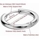 thumbnail image 2 of 316L Surgical Stainless Steel Huggie Hoop Earrings 10mm Cartilage Helix Lobes Daith Conch Rook Septum Rings Ear Piercing Jewelry, 2 of 4