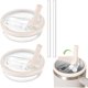 thumbnail image 1 of wonima44 Stanley Quencher Flip Straw Lid - 2 Pack Reusable, Leak Proof for 30 OZ Tumbler (White), 1 of 1