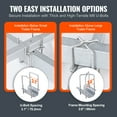 thumbnail image 3 of KFFKFF Boat Trailer Bunk Board Guide-on 2.3 Feet Rail Guides ons Adjustable, 3 of 9