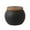 Black-Jar, variant on MOALCOFER Outdoor Round Side Table with Concrete Top and Faux-Wood Accent for Patio,Black