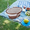 thumbnail image 3 of Masteelf Multi-function Woven Basket Lightweight Woven Basket Fruit Storage Basket Picnic Handheld Basket, 3 of 8
