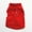 Red, variant on dgysar Dog Fleece Jacket with Harness Hole Warm Pet Coat Soft Puppy Clothes for Small Medium Dogs Winter Outdoor Walking Gear Orange XL